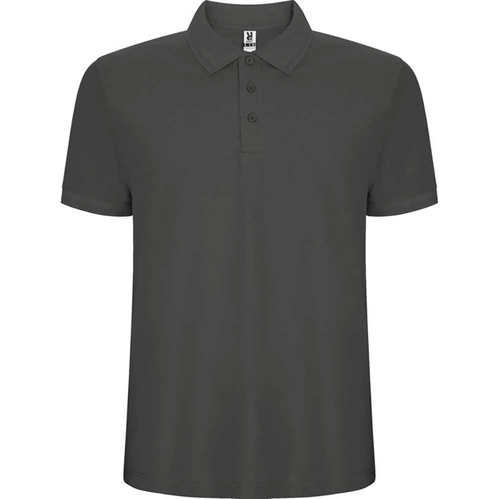 Pegaso Premium kortärmad polo för män Dark Lead