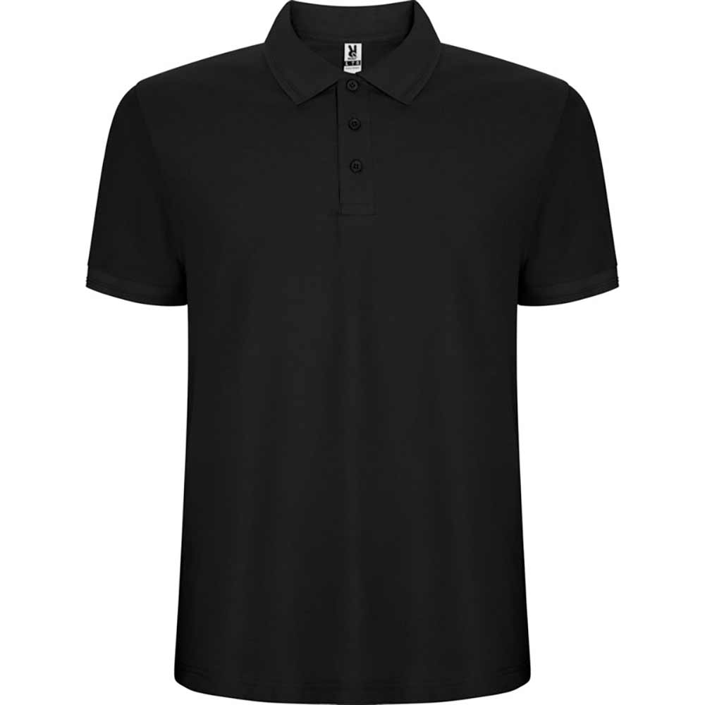 Pegaso Premium kortärmad polo för män Svart