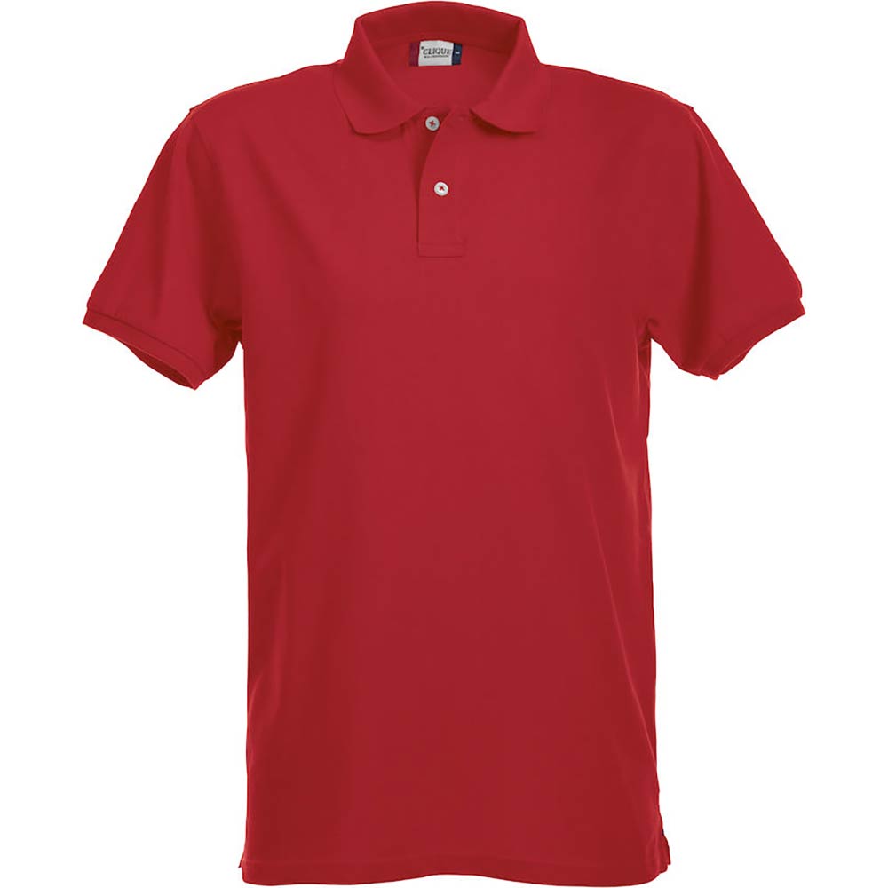 Premium Polo Herr röd