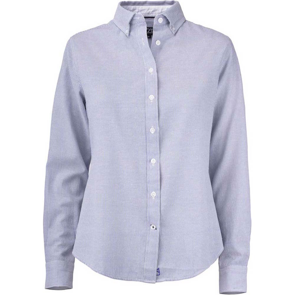 Belfair Oxford Shirt Dam French Blue/White Stripe