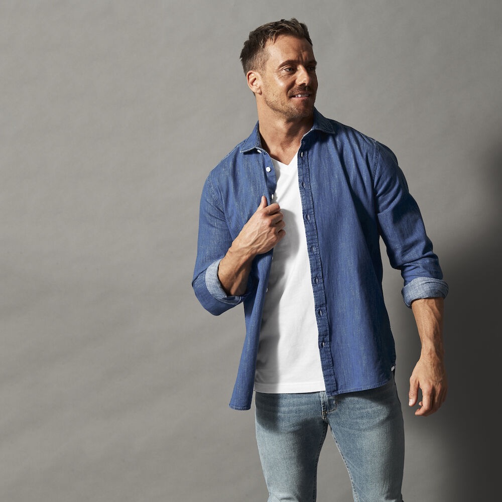 Denim Comfort Man Blue Blå