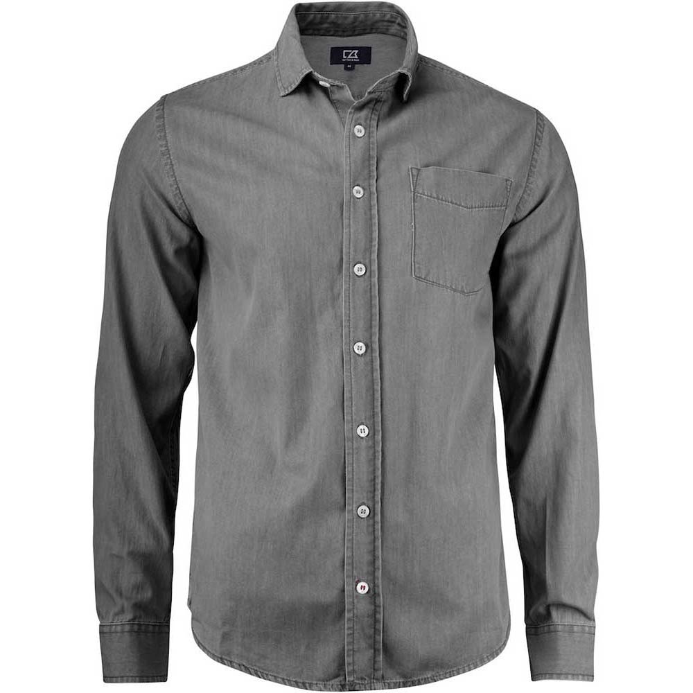 Ellensburg Shirt Men Denim Grey