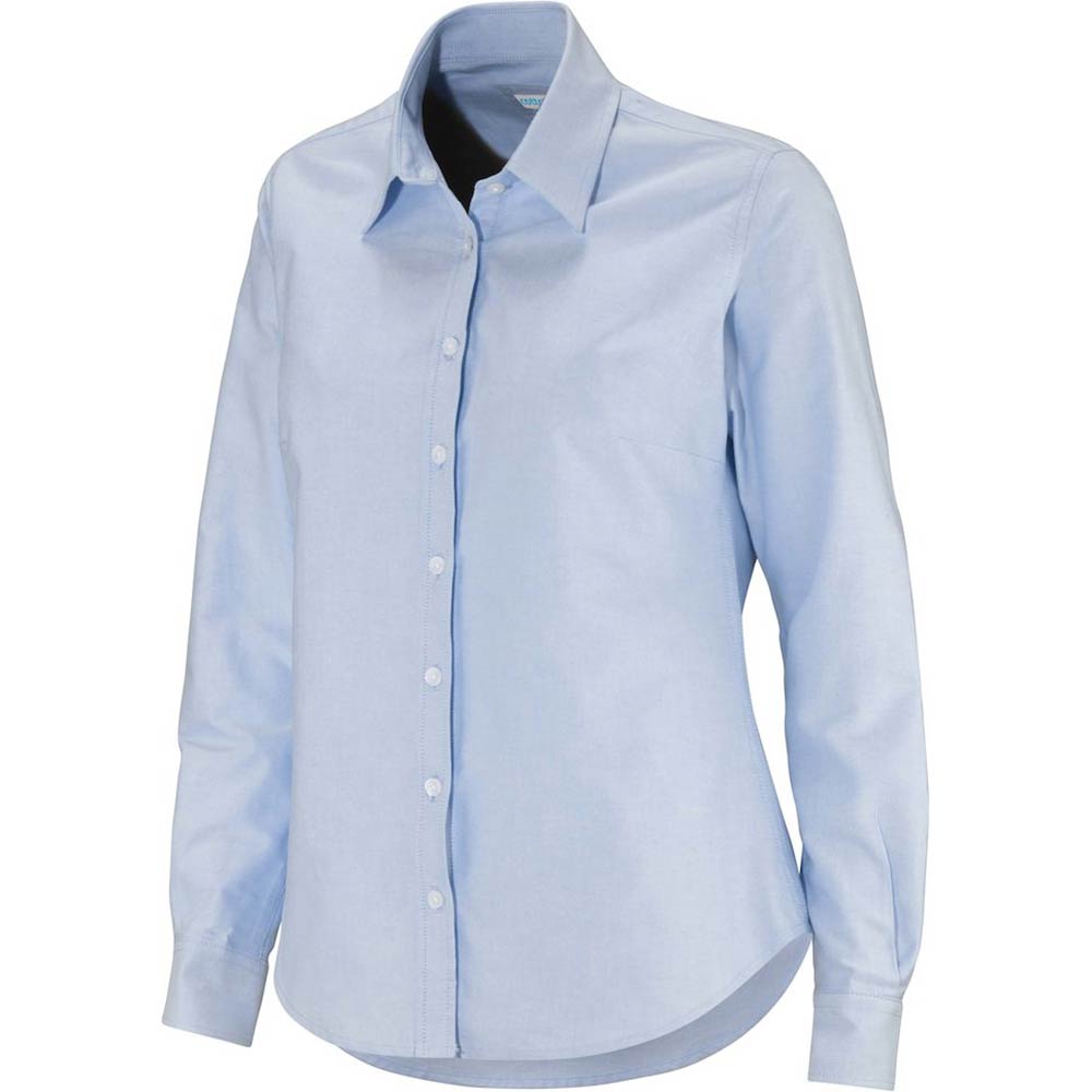 Oxford shirt l.sl Lady Ljusblå