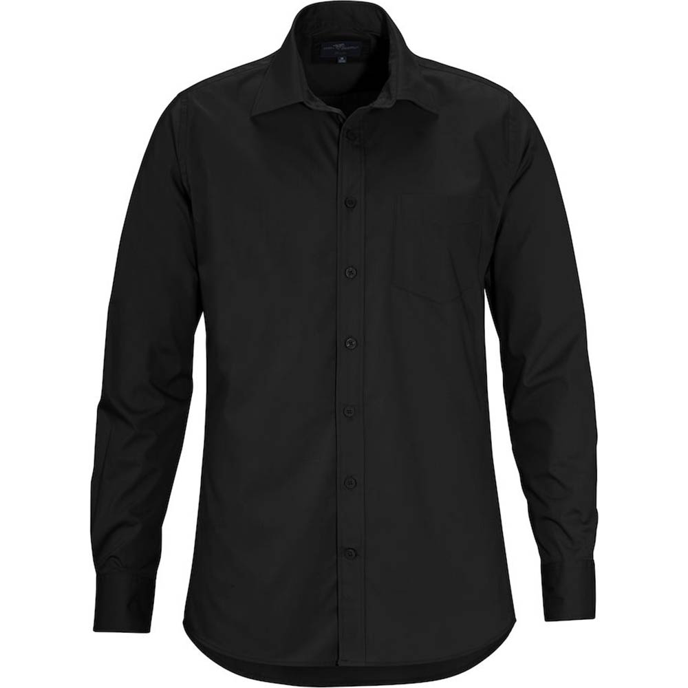 Powell Slim Fit l.ä Herr Svart