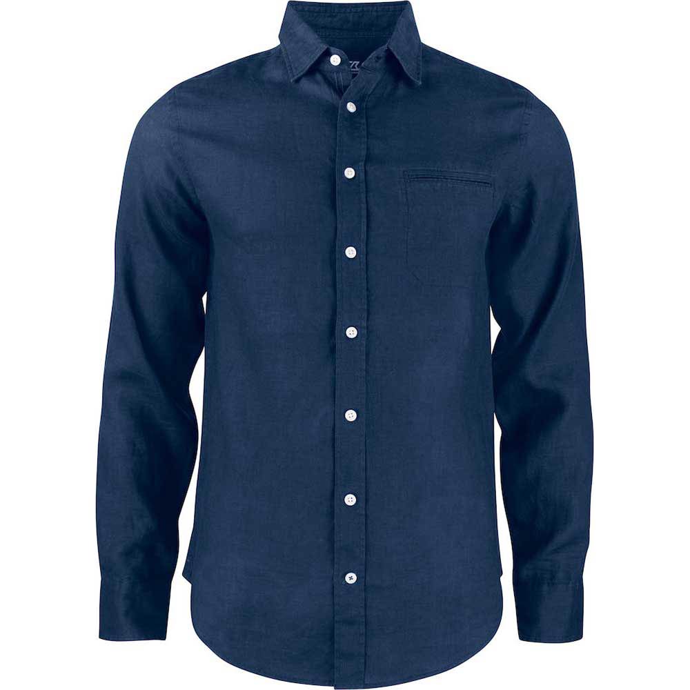 Summerland Linen Shirt Men Mörk marin