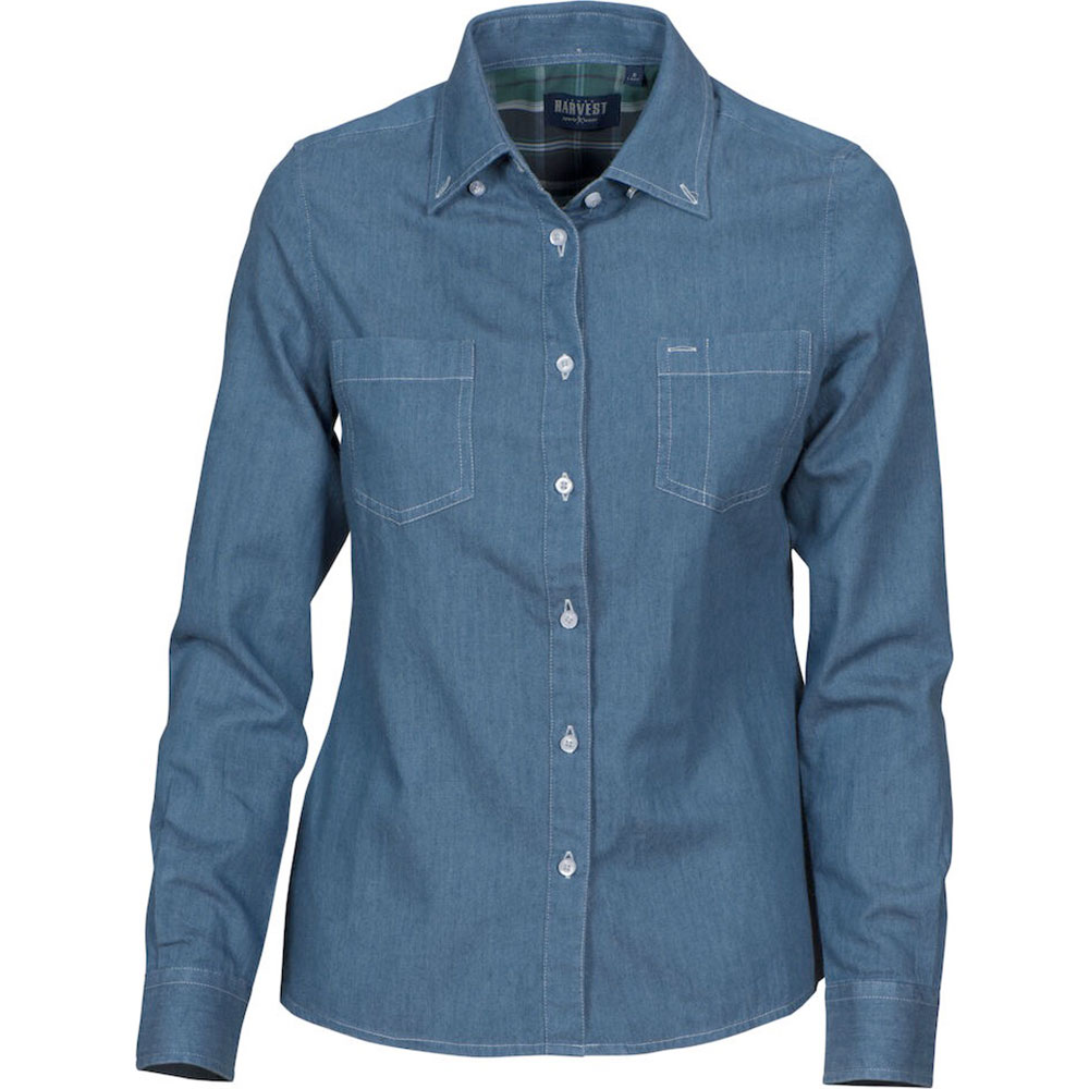 Harvest Jupiter Woman shirt Light Denim