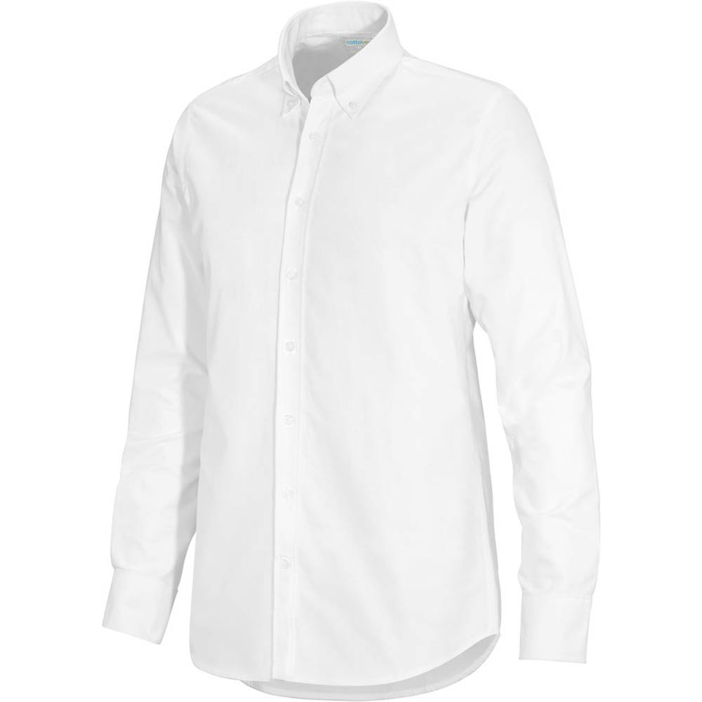 Oxford shirt l.sl Man vit