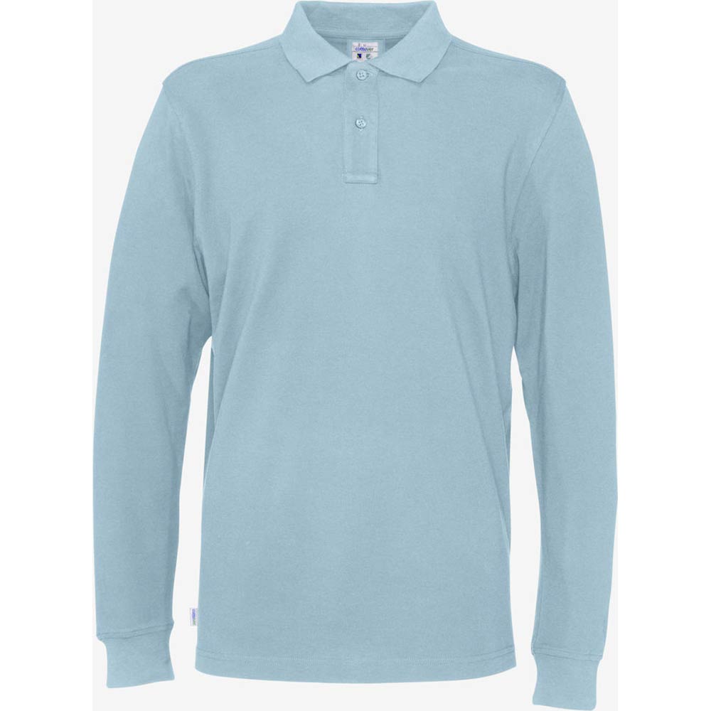 Piquet Long Sleeve Man Sky blue 
