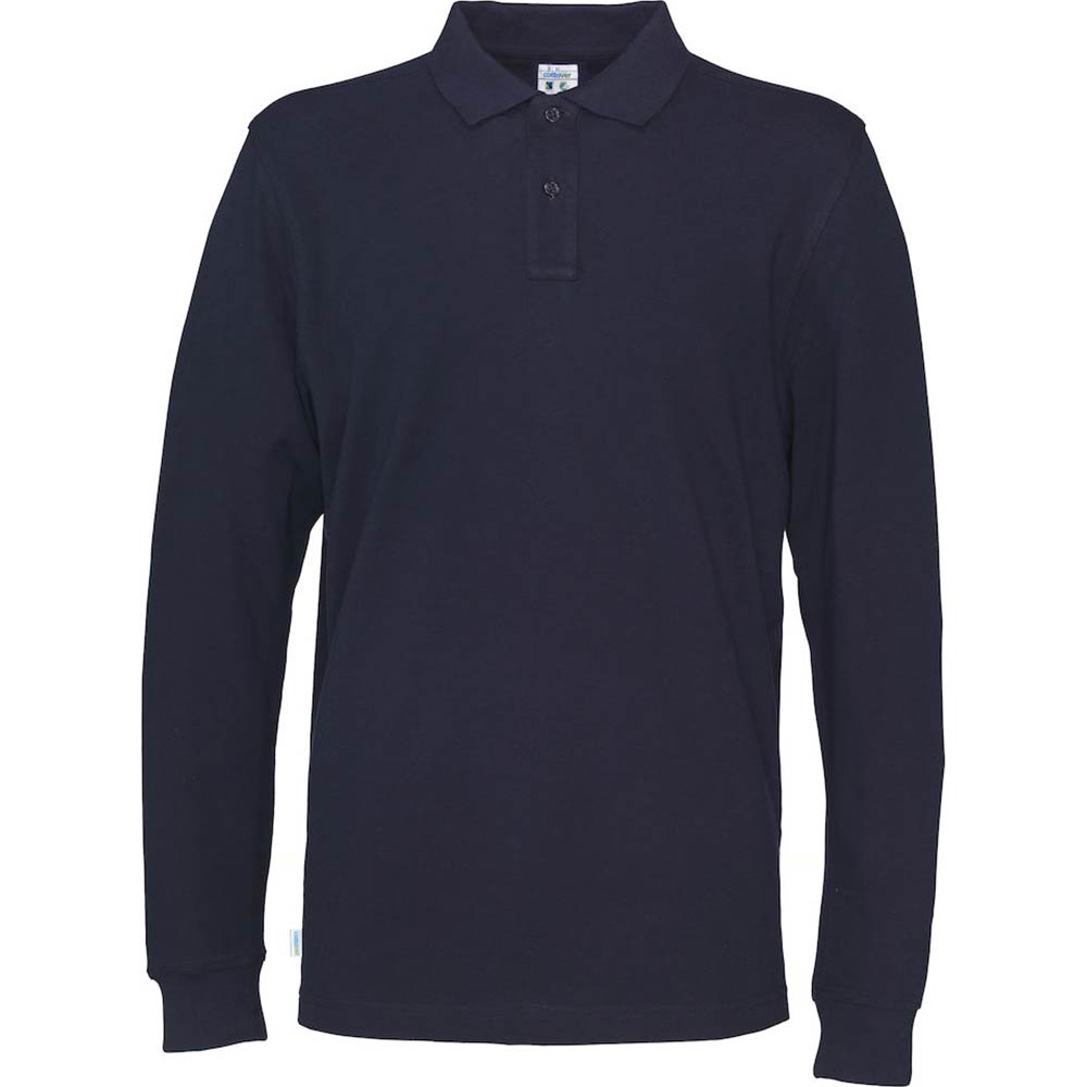 Piquet Long Sleeve Man marin