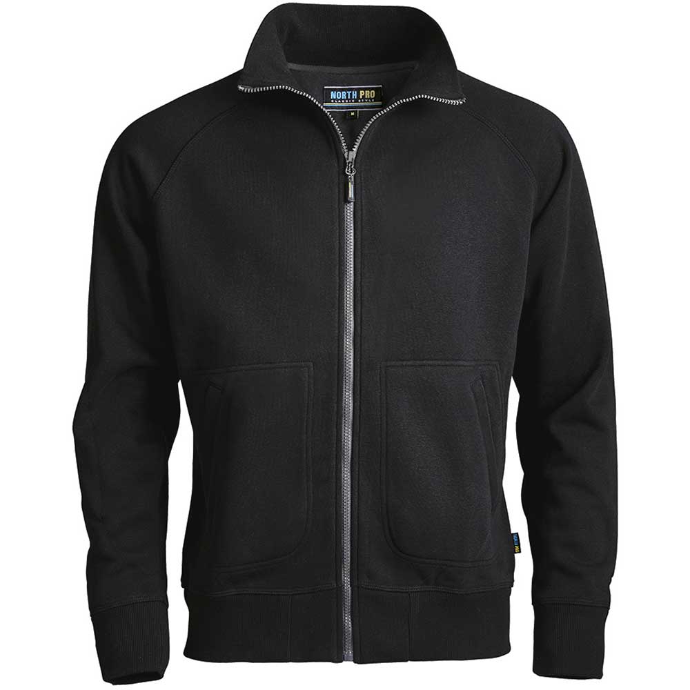 North Pro Full Zip Svart