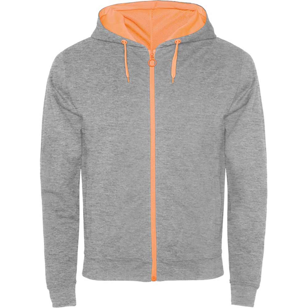 Fuji unisex sweatshirtjacka Ljunggrå