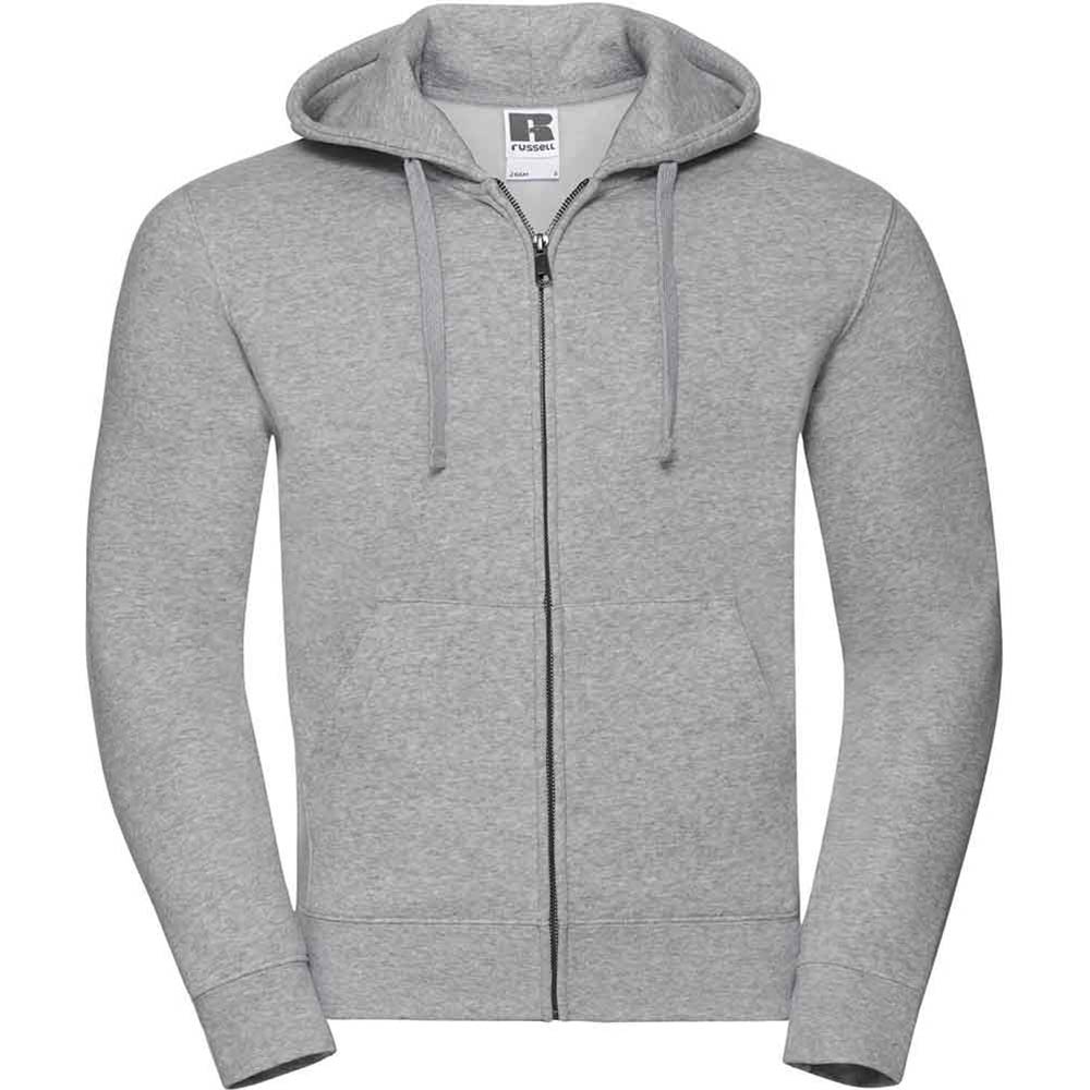 Russel Authentic Zipped Hood, herr Light Oxford