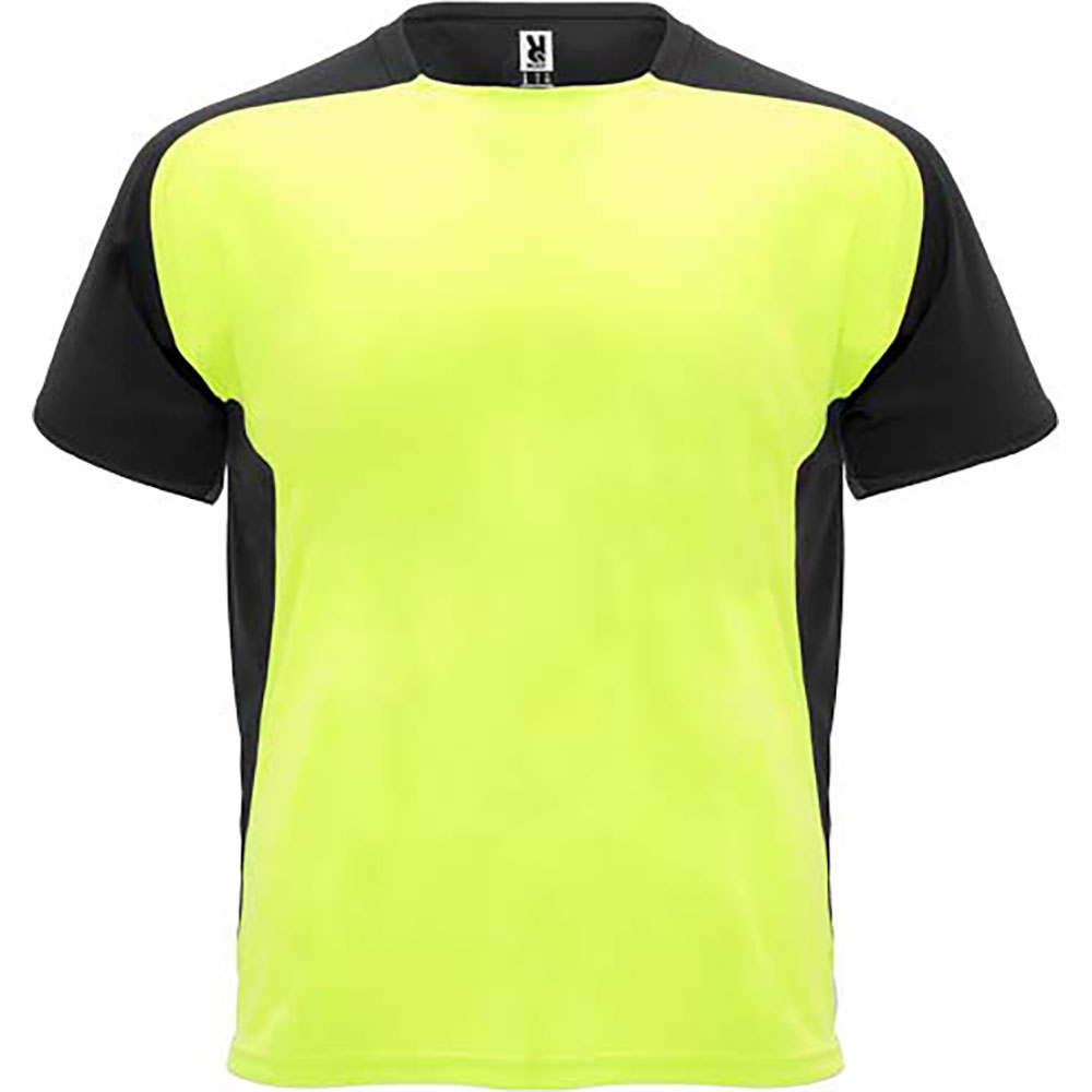 Bugatti Tshirt Fluor Yellow, Svart