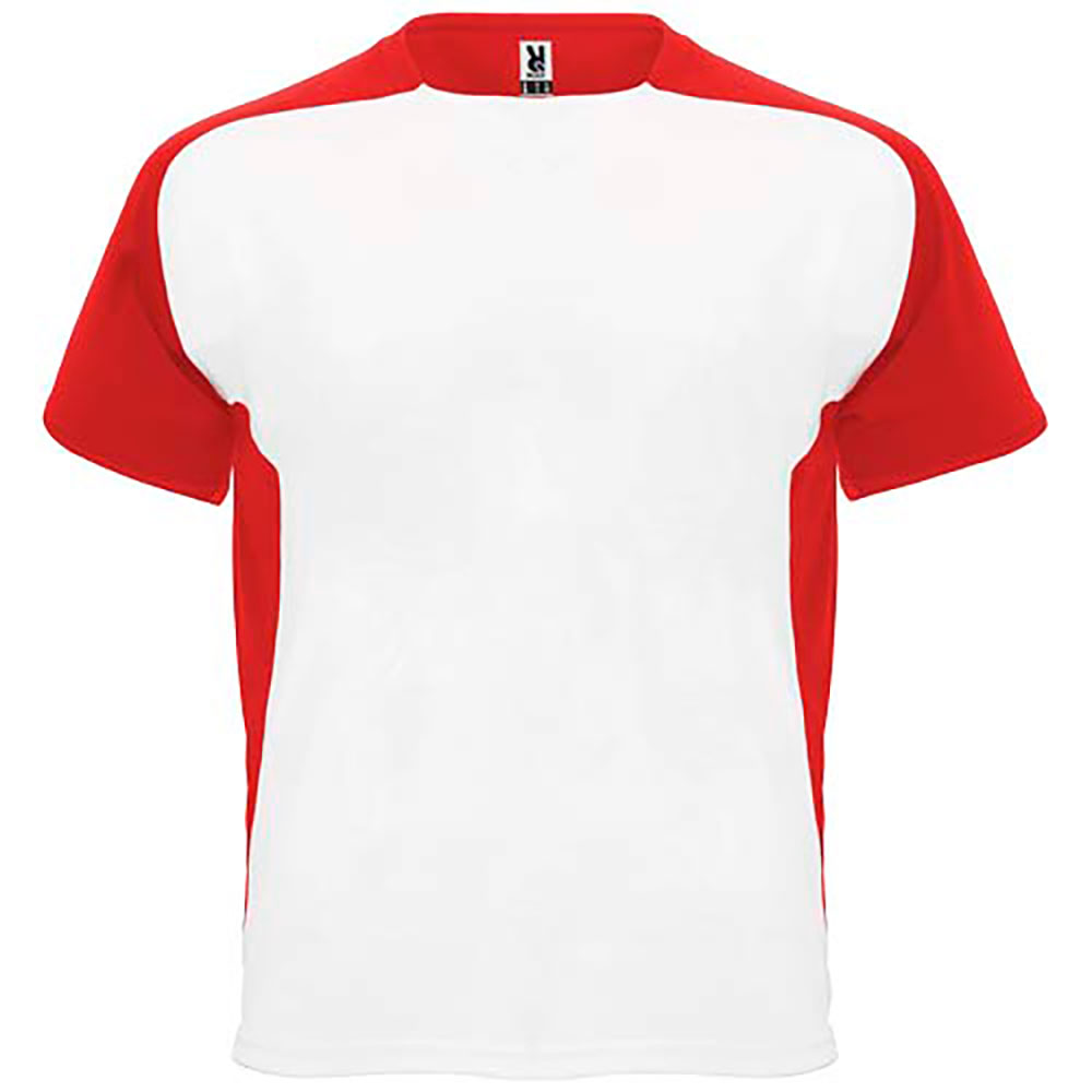 Bugatti Tshirt Vit, Röd