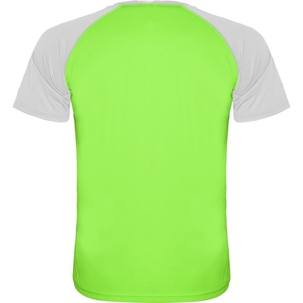Indianapolis Sport T shirt Fluor Green, Vit