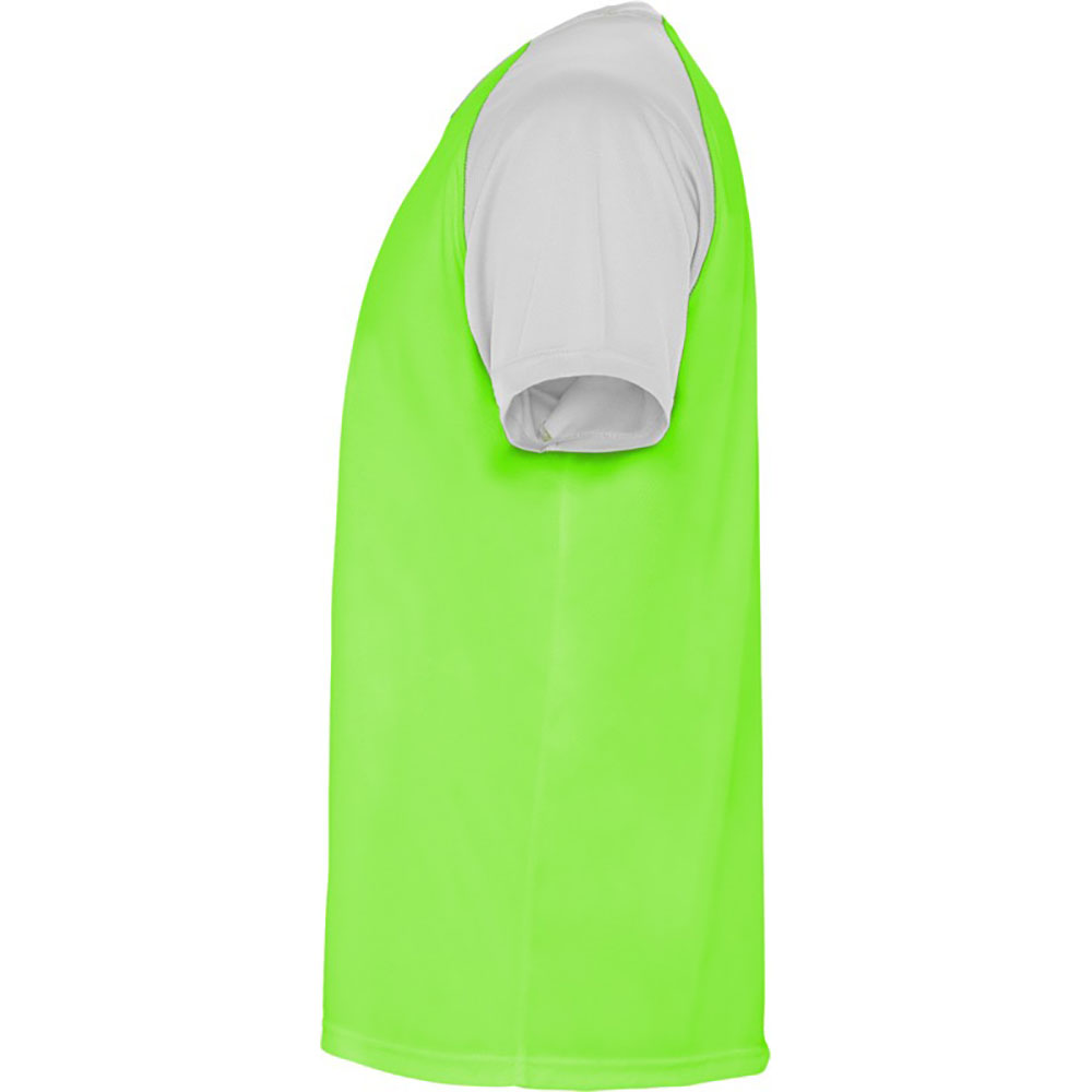 Indianapolis Sport T shirt Fluor Green, Vit
