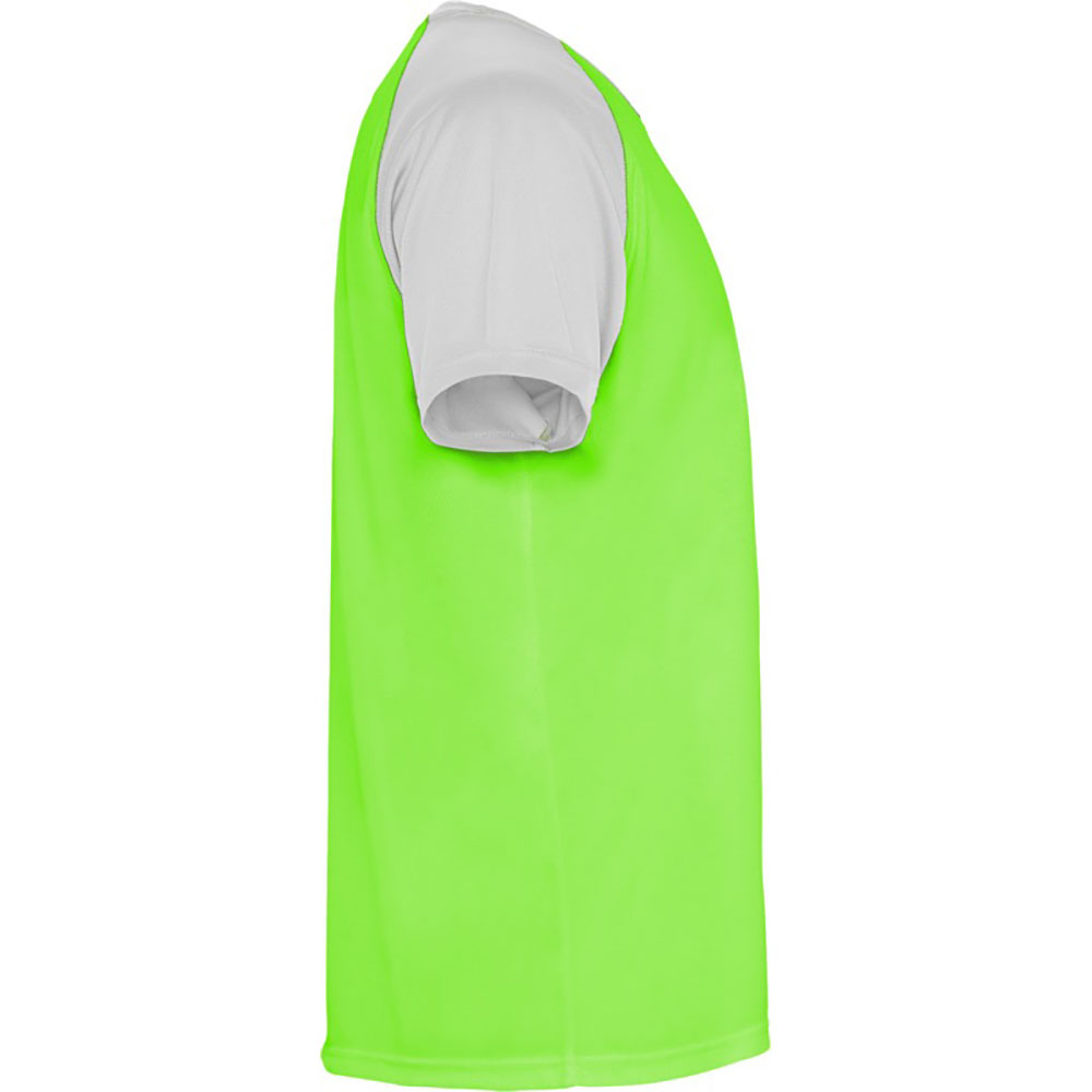 Indianapolis Sport T shirt Fluor Green, Vit