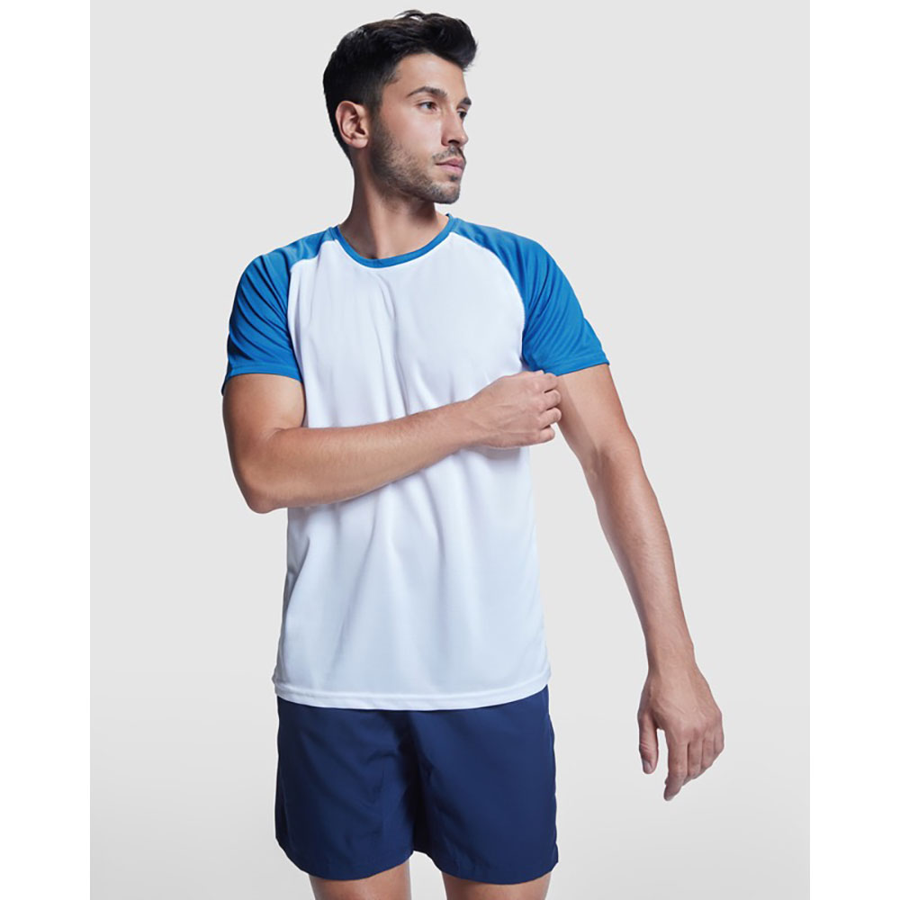 Indianapolis Sport T shirt Fluor Green, Vit