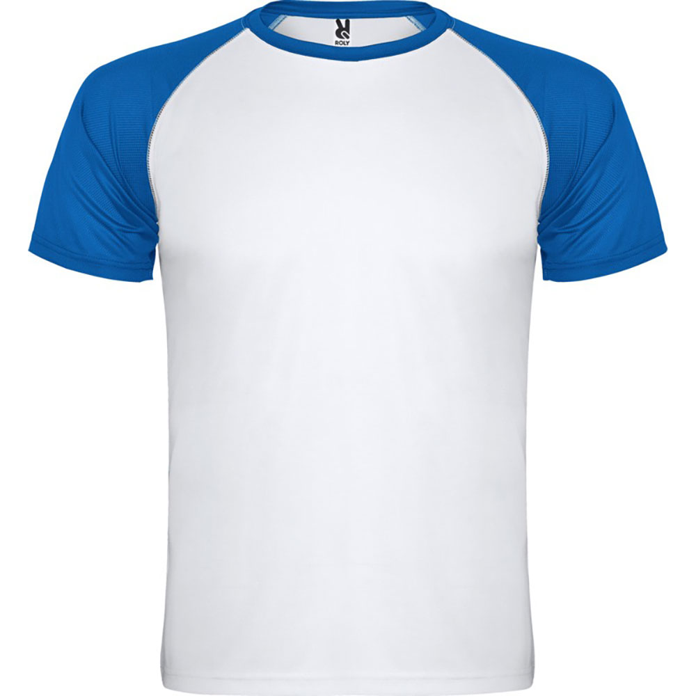 Indianapolis Sport T shirt Vit, Kungsblå