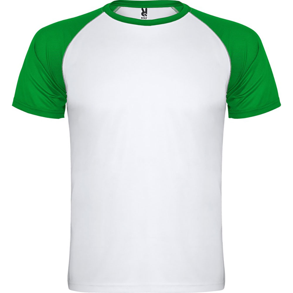 Indianapolis Sport T shirt Vit, Ormbunkegrön