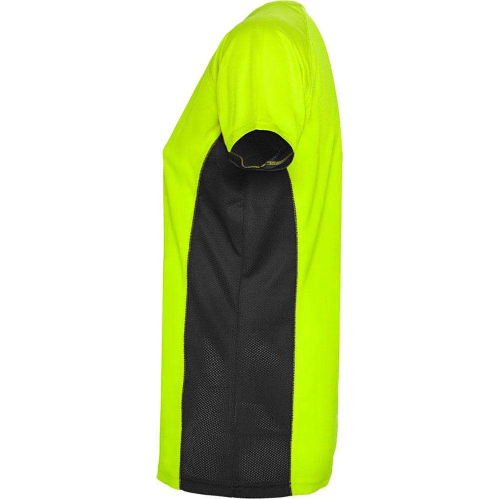 Shanghai T Shirt Sport dam Fluor Green, Svart
