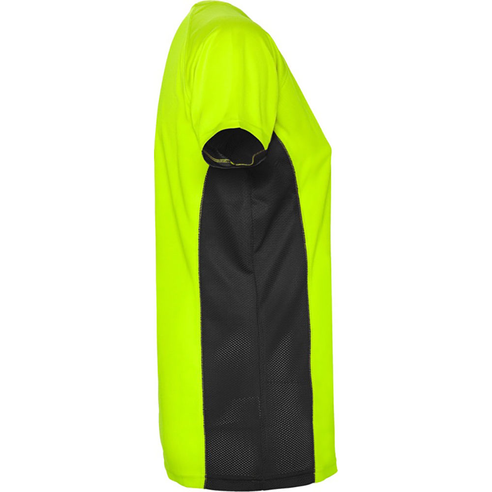 Shanghai T Shirt Sport dam Fluor Green, Svart