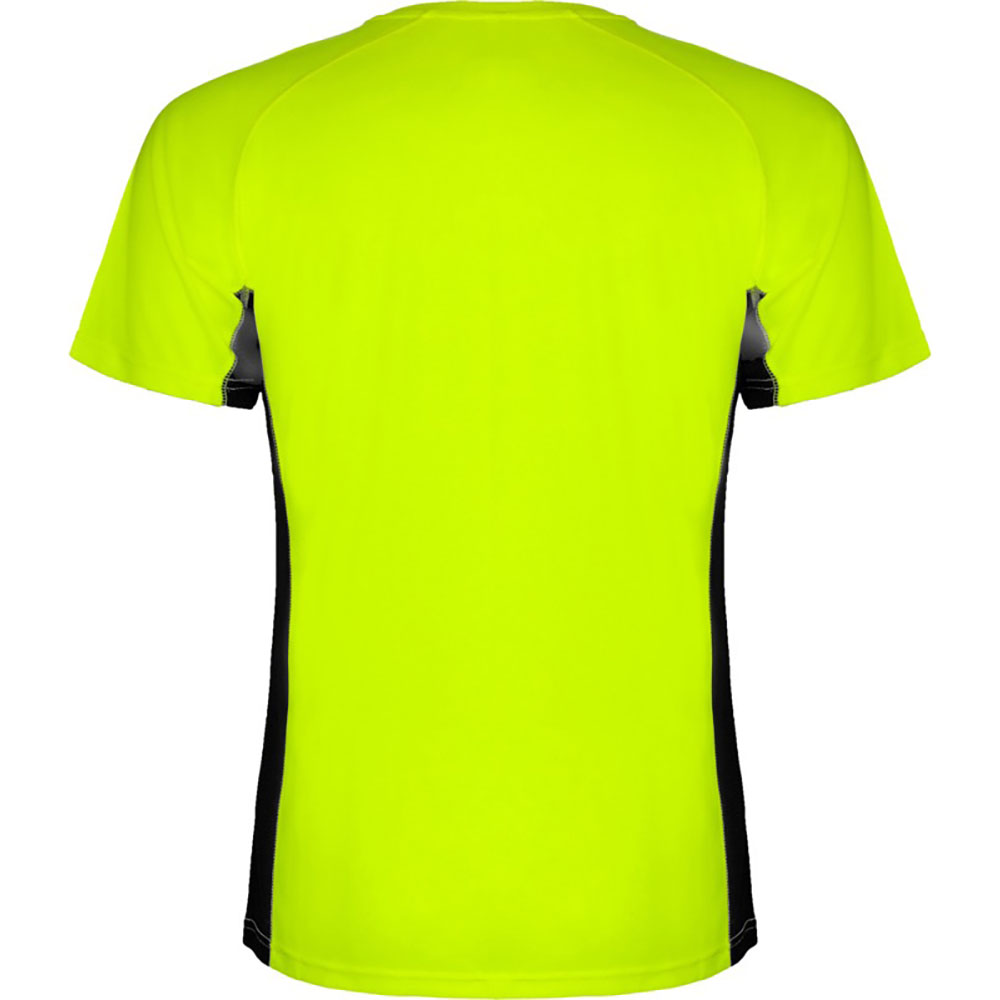 Shanghai T Shirt Sport herr Fluor Green, Svart