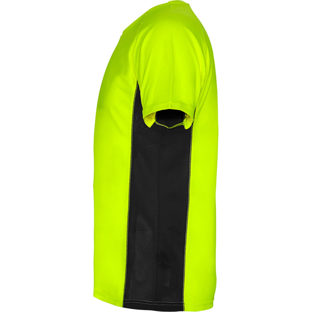 Shanghai T Shirt Sport herr Fluor Green, Svart