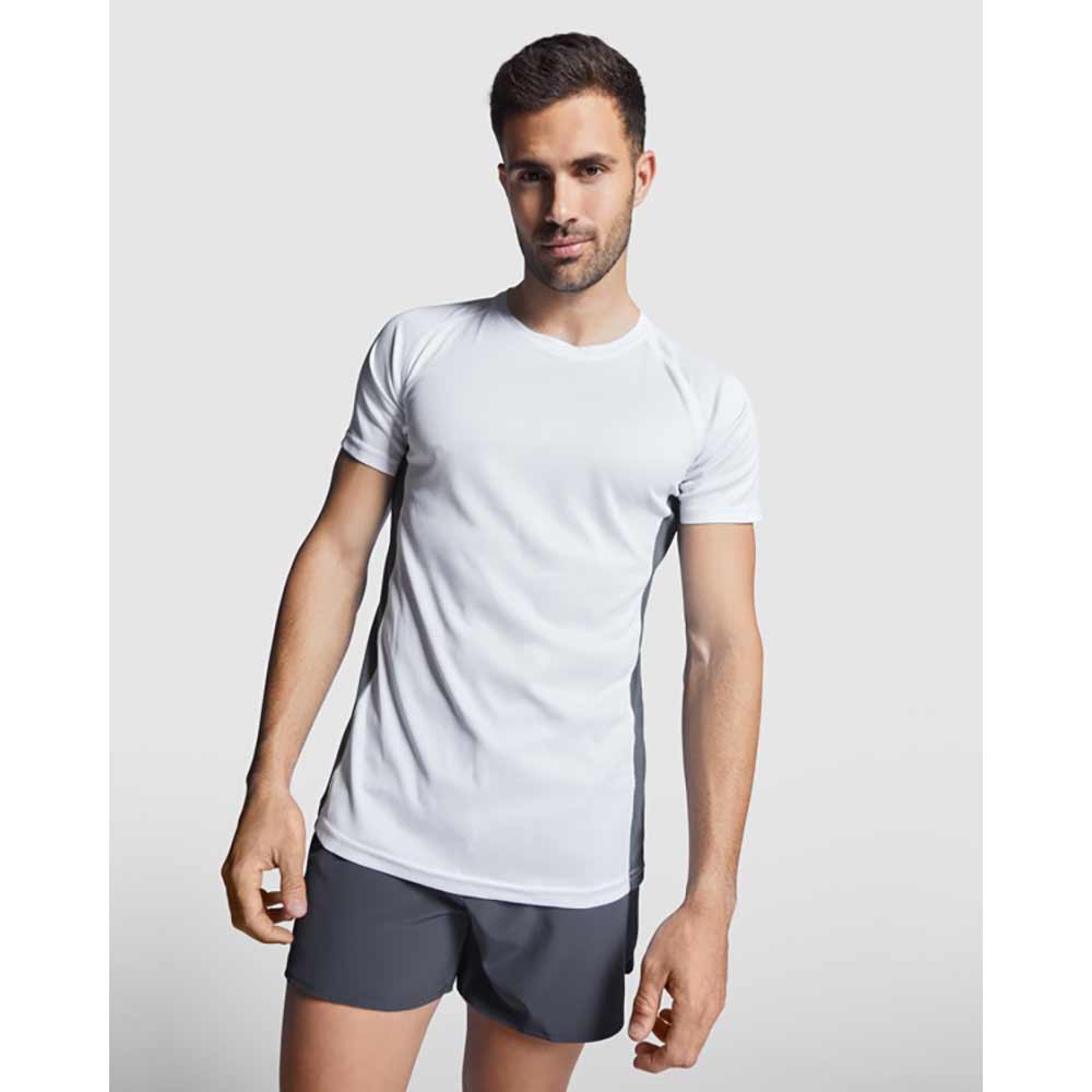 Shanghai T Shirt Sport herr Fluor Green, Svart