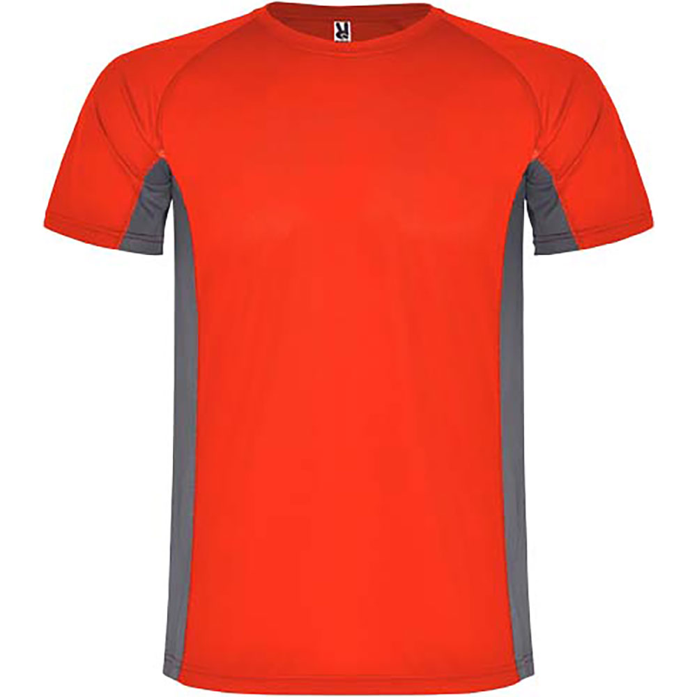 Shanghai T Shirt Sport herr Röd, Dark Lead