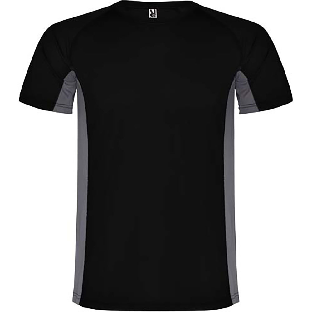 Shanghai T Shirt Sport herr Svart, Dark Lead