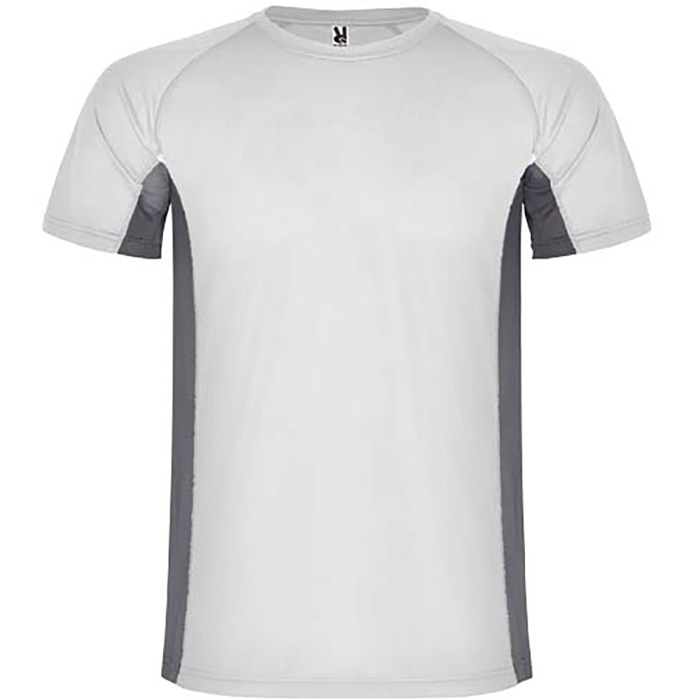 Shanghai T Shirt Sport herr Vit, Dark Lead