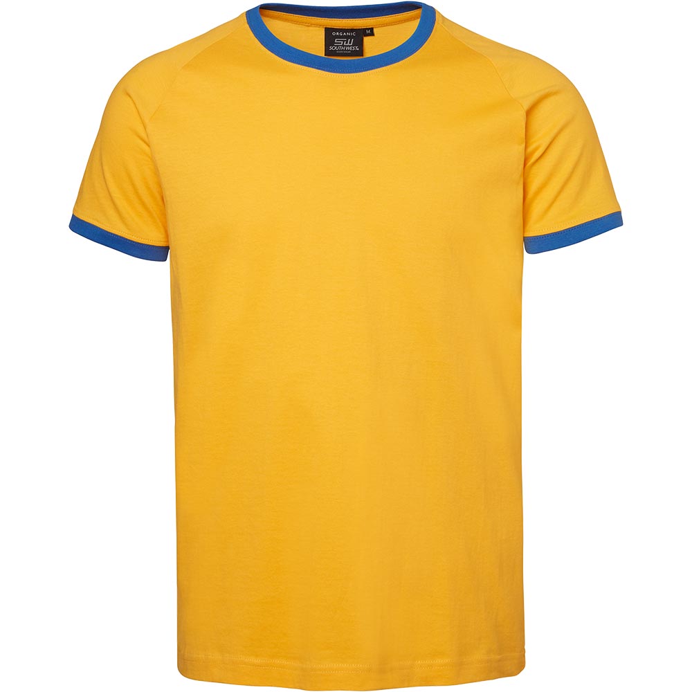 T-Shirt Ohio GOTS Yellow/lt royal