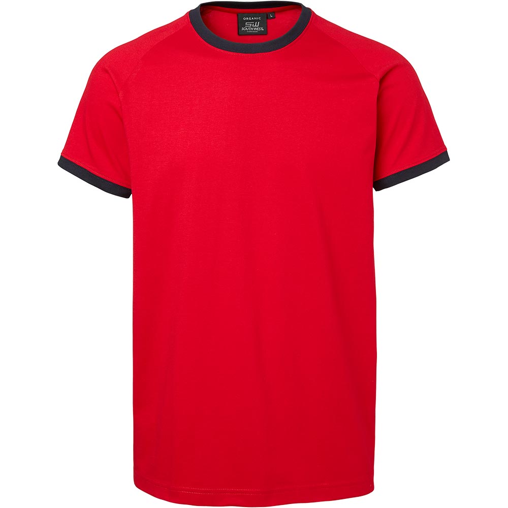 T-Shirt Ohio GOTS red/navy