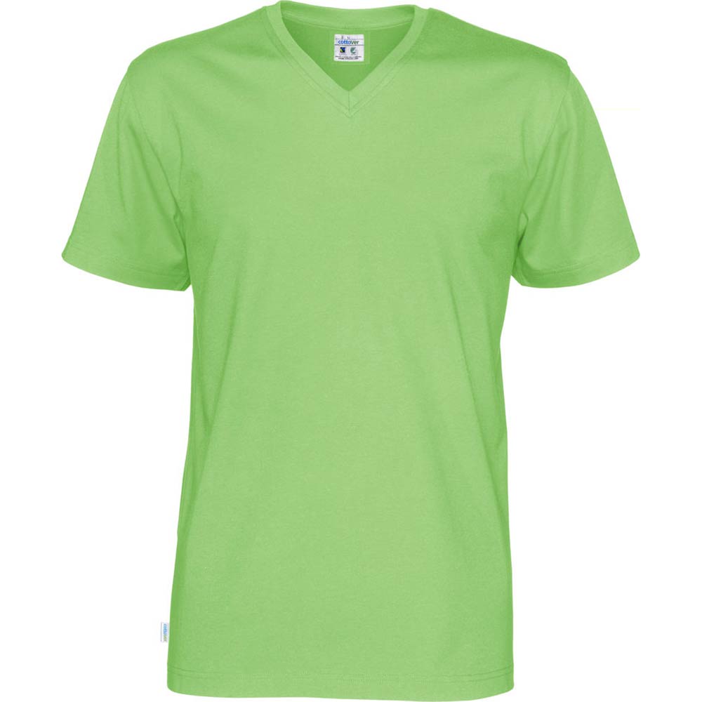T-Shirt V-Neck Man grön
