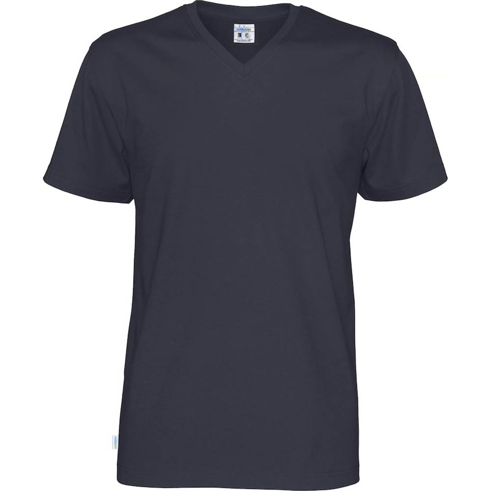 T-Shirt V-Neck Man marin
