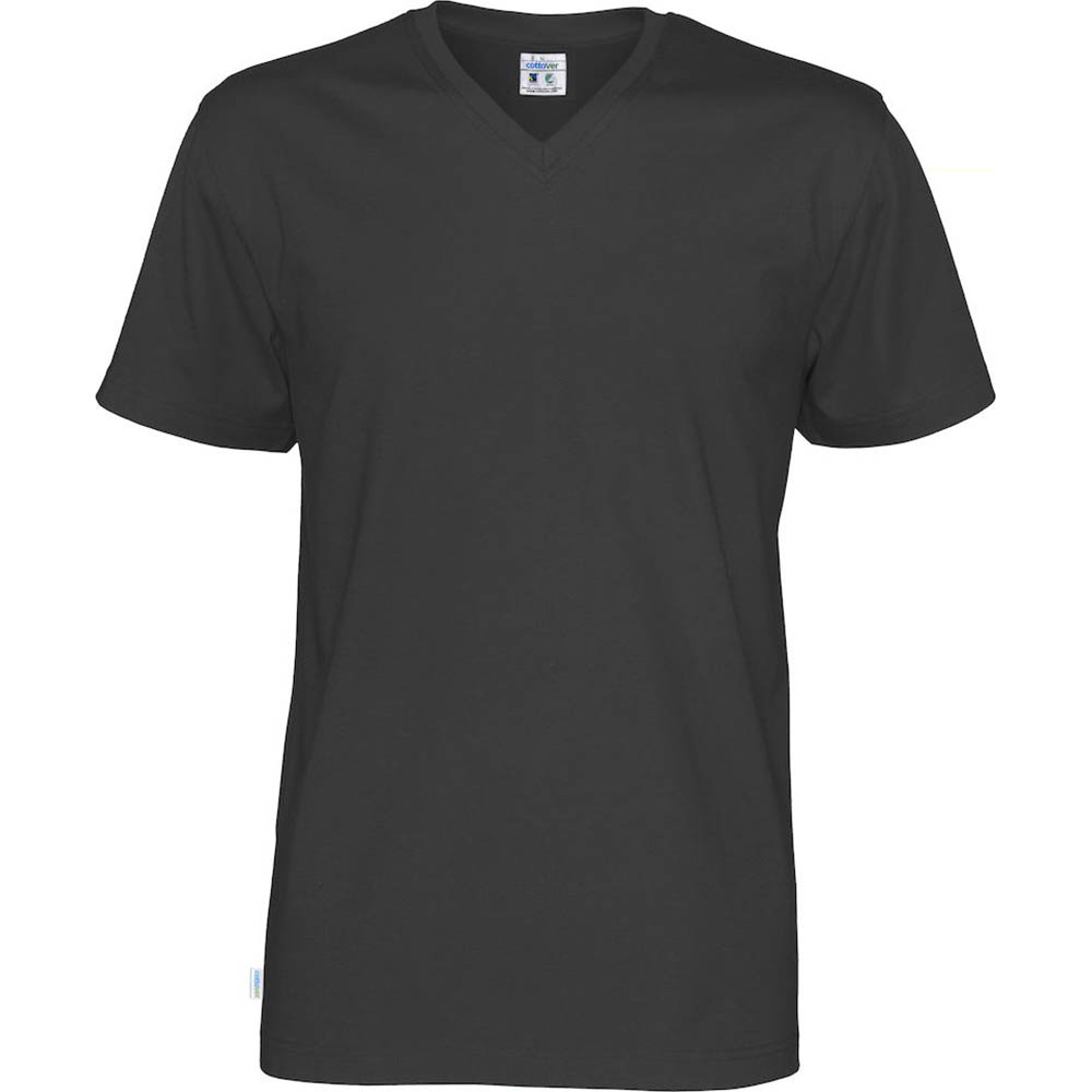 T-Shirt V-Neck Man svart