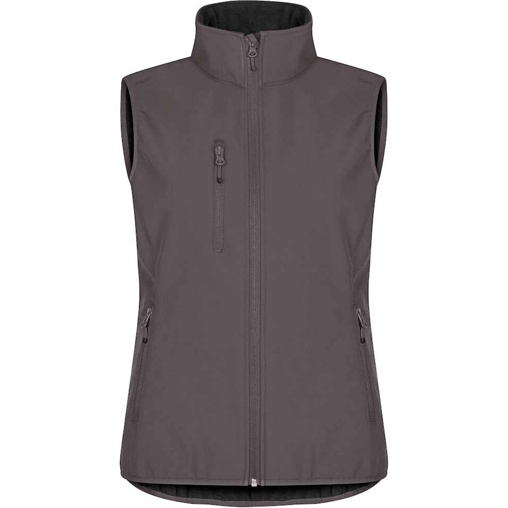 Classic Softshell Vest W Mörkgrå