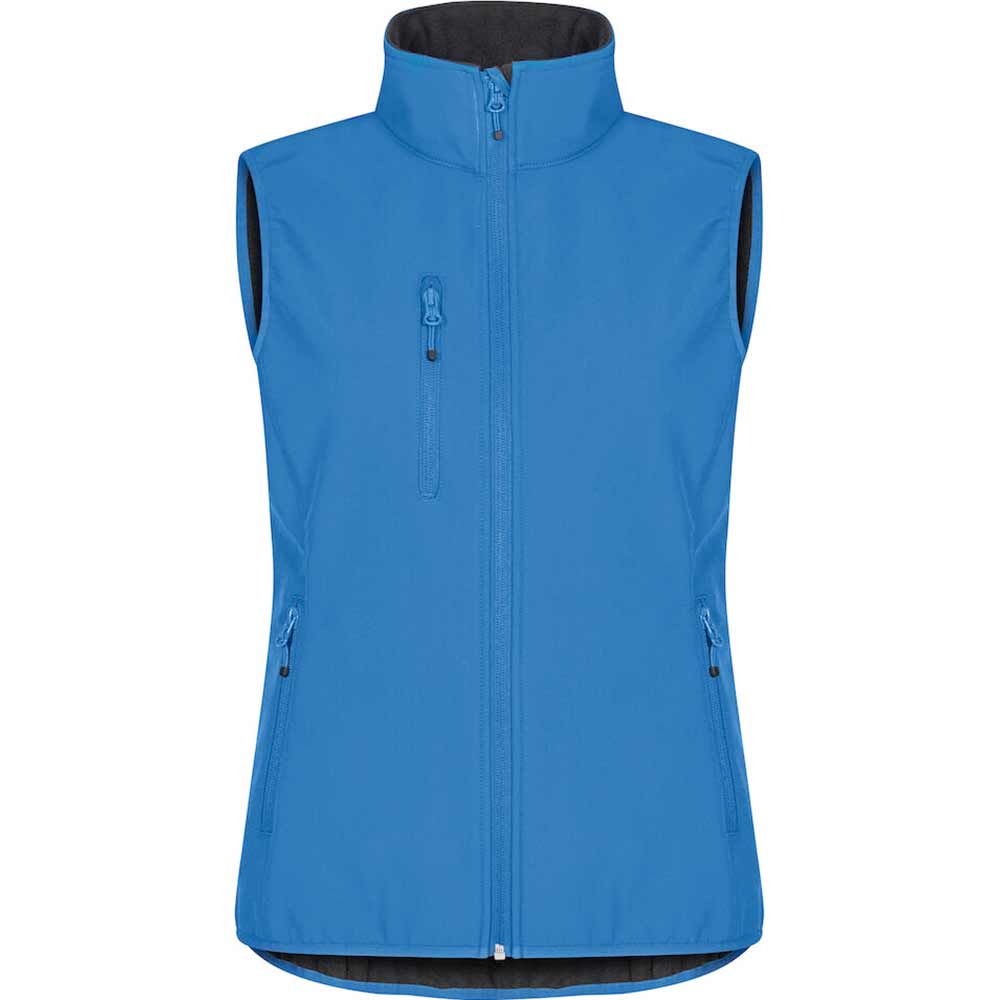 Classic Softshell Vest W Royalblå