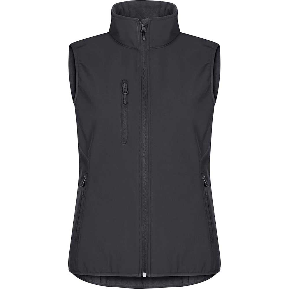 Classic Softshell Vest W Svart