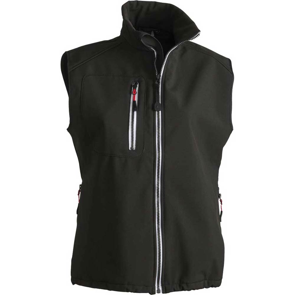 Womens Softshell vest svart