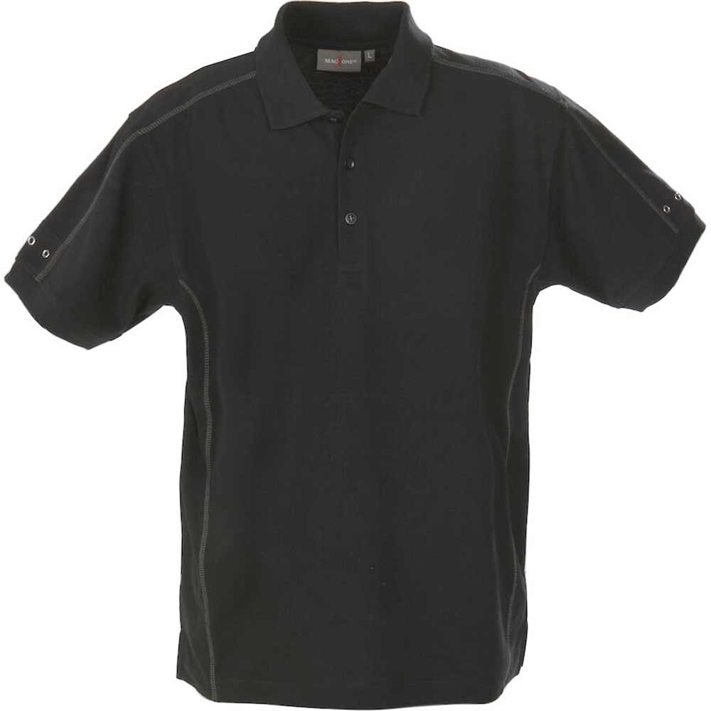 Mac One Simon men's pique Svart