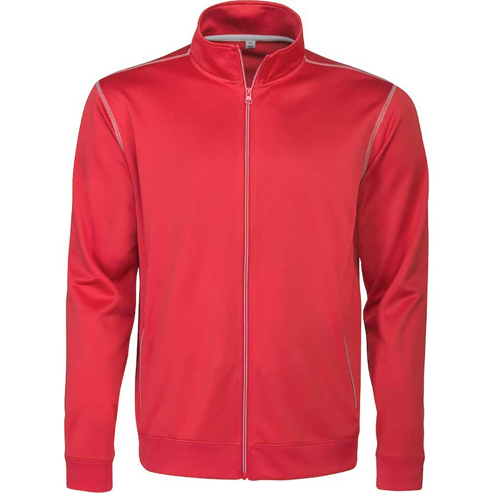 Printer Duathlon sweatshirt jacket Röd