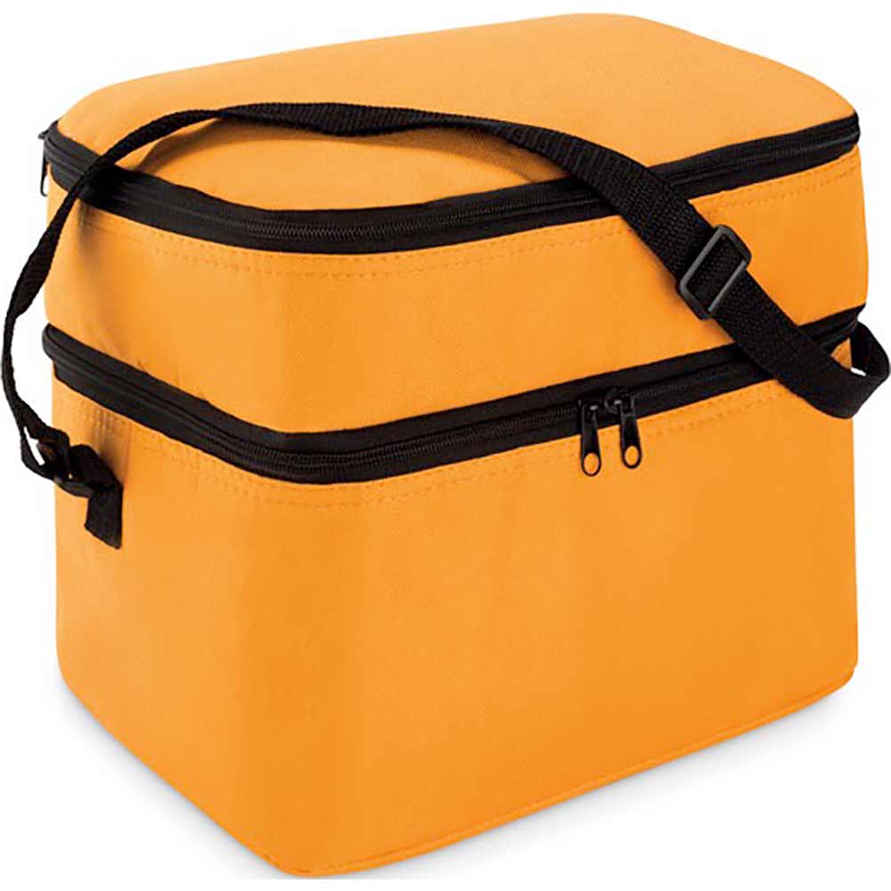 Kylväska + vattenflaska med tryck Orange
