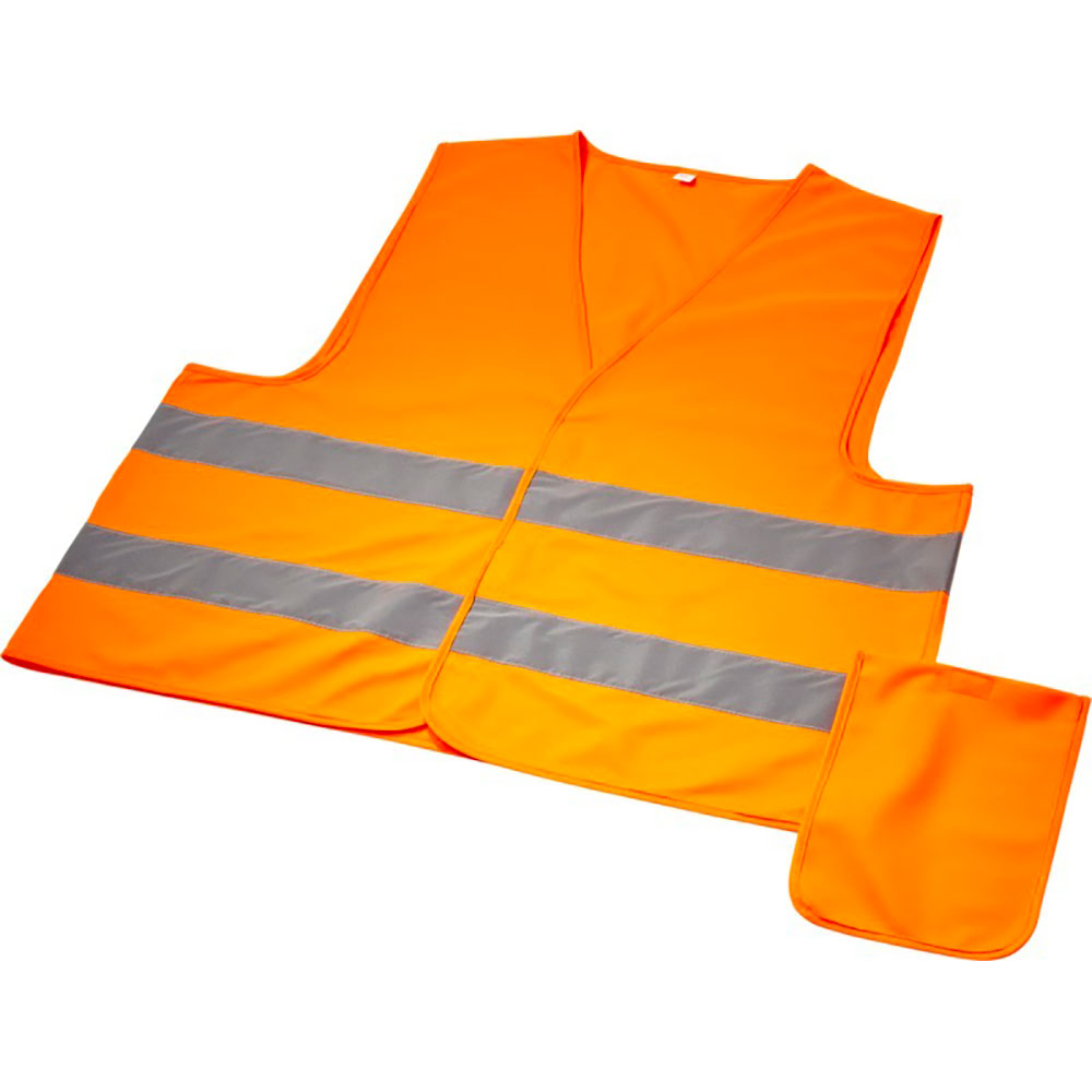 Yellow Safety Vest With Pouch