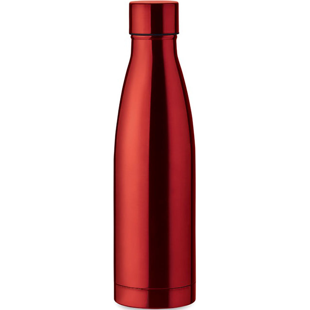 Double wall bottle 500ml röd