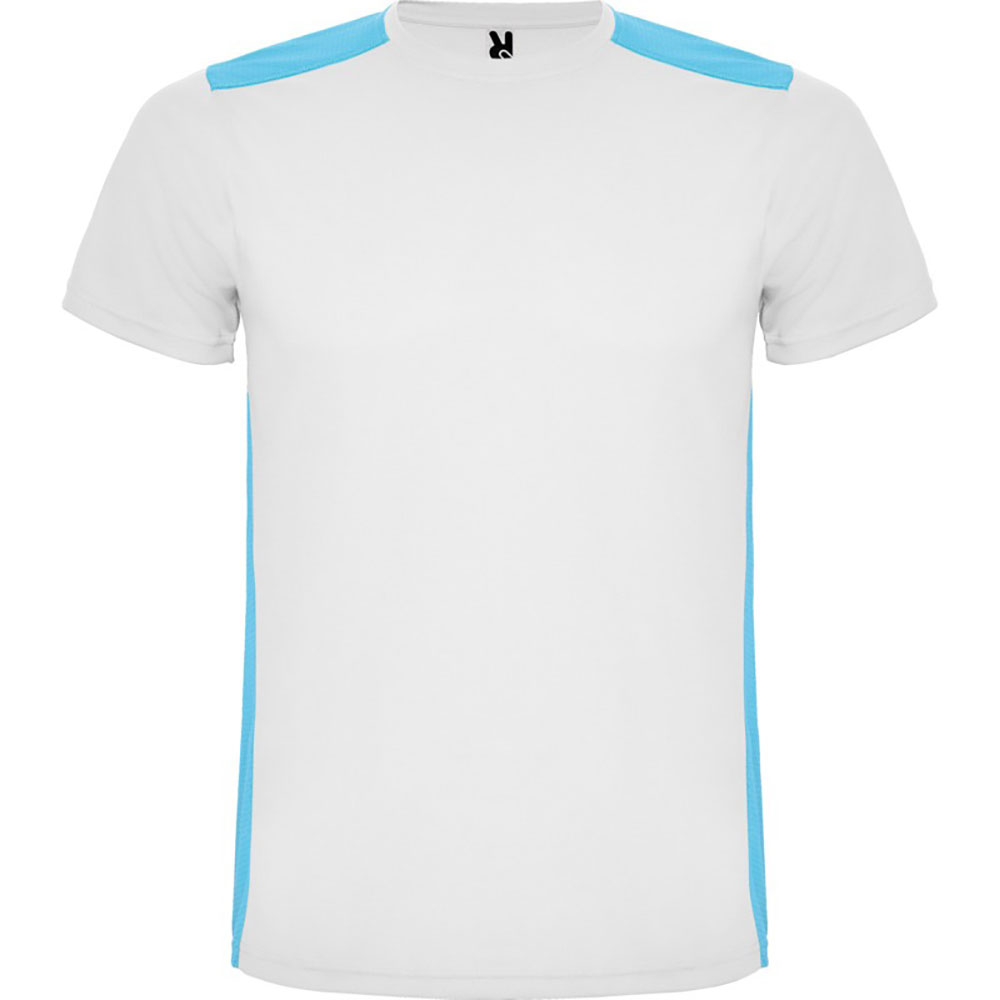 Detroit unisex sport T shirt Vit, Turkos