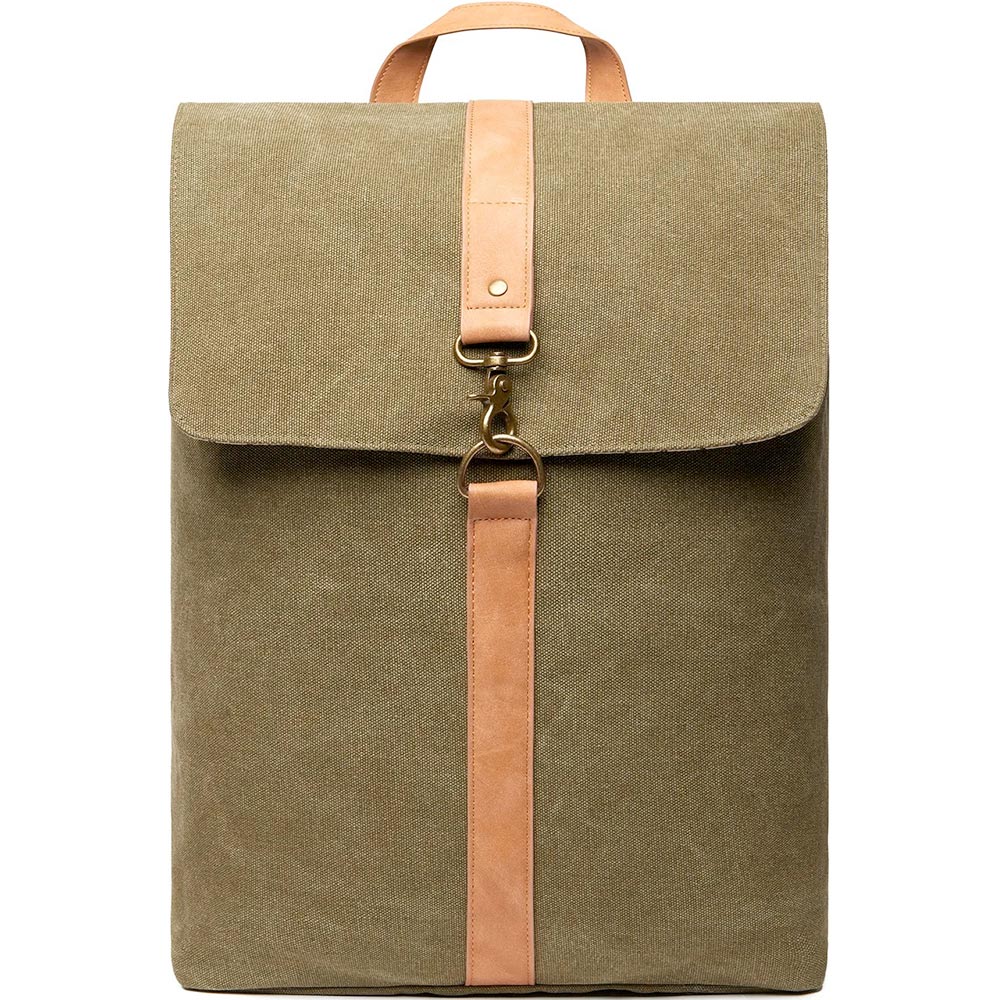 Bosler canvas ryggsäck Grön
