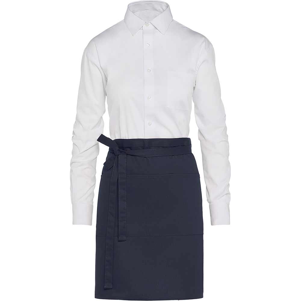 Brussels Short Bistro Apron with Pocke marin